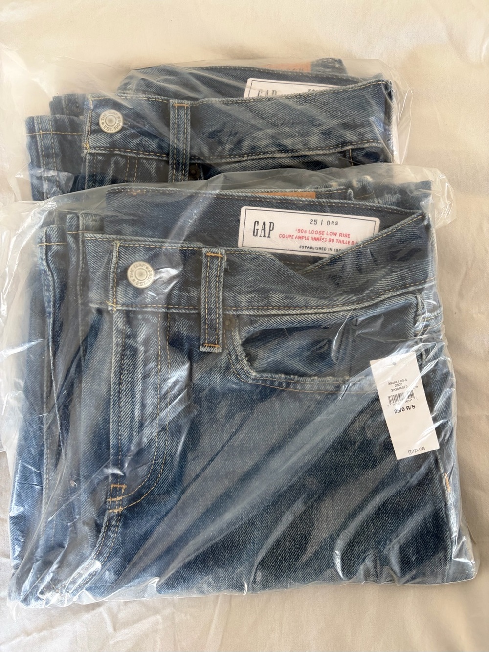 Hailey Bieber x GAP The Hailey Jean 90s Loose Low Rise Light Indigo